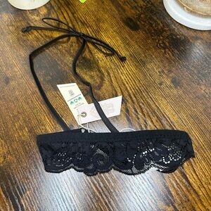 HAH All Choked Up choker garter in noir